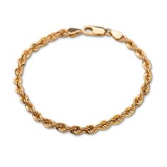 14k Solid Gold Diamond Cut Rope Bracelet An heirloom to be passed down for generations. Wear one on its own for a simple look or mix and match with your other gold bracelets. Choose your size, no extender necessary. Material: 14k Solid Gold diamond cut and semi hollow Thickness: 3mm The finest quality craftsmanship. In stock and ready to ship in 1 - 3 business days. Yellow Gold Rope Chain Bracelet As Gift, Classic Gold Bracelets With Rope Chain, Luxury Gold Bracelet With Rope Chain For Gift, Everyday Yellow Gold Rope Chain Bracelet, Classic 14k Gold Rope Chain Bracelet, Velvet Interiors, Classy Aesthetic, Wedding Jewelry Bracelets, Signature Jewelry