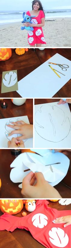 Last Minute DIY Halloween Costumes for Teens | Lilo                                                                                                                                                                                 More Diy Lilo And Stitch Costume, Lilo Halloween Costume, Diy Lilo And Stitch, Lilo Costume, Lilo And Stitch Costume, Stitch Costume, Halloween Creative, Stitch Diy