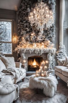 Elegant Christmas Decor Ideas For Living Room, Luxury Christmas Aesthetic, Classy Aesthetics, Aesthetic Home Design, Christmas Luxury, Classy Christmas, Classy Decor