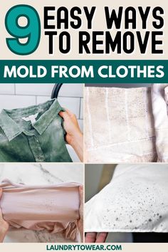 9 easy ways to remove mold from clothes and make them look like they have been washed