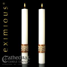 1.5 X 17 Complementing Altar Candle - Luke 24 Candles Box, Paschal Candle, 2 Candles, Candle Brand, Candle Altar, Candle Branding, Pure Form, Candle Box, Candle Companies