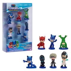 the pj masks mini figure set