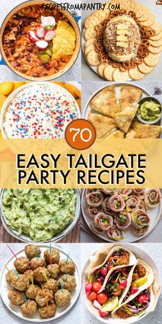 the top ten easy tailgate party recipes