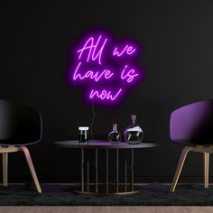 #NeonLightSigns #BrightIdeas #NeonSigns #BrightIdeas All We Have Is Now, Enjoy The Moment, Empty Wall, Buy Handmade, Perfect Home, Pumpkin Orange, Led Neon, Home Accessory, 30 Seconds