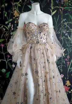 Dresses With Stars, Tulle Prom Dresses, Ethereal Dress, Prom Dress Inspiration, فستان سهرة, Grad Dresses