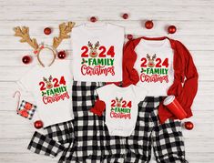 2024 Family Christmas Match Themed T-Shirt, Christmas Family Party Shirt, Cute Deer Xmas Tee, Making Christmas Memories Sweatshirt, Hoodies. Welcome to Crazy Hat Shop,  Your go-to destination for unique and eye-catching printed t-shirts! We specialize in high-quality, creatively designed tees that let you express your individuality and stand out from the crowd. Whether you're looking for bold graphics, witty slogans, or artistic prints, our diverse collection has something for everyone. Discover your next favorite t-shirt at Crazy Hat Shop, where crazy cool meets everyday comfort! Family Graphic Print Top For Christmas, Family Christmas Graphic Print Top, Family Matching Holiday T-shirt With Letter Print, Holiday Family Matching Graphic T-shirt, Family Matching Christmas T-shirt With Graphic Print, Unisex Christmas Gifts, Xmas Tees, Couples Sweatshirts, Crazy Hats