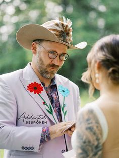 Embroidered Western Suits | Addicted Bespoken Floral Wedding Suit, Day Party Outfit, English Suit, Western Suit, Red And Blue Flowers, Western Suits, Wedding Suit, Peak Lapel, Wedding Suits Men