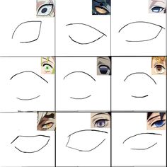 how to draw eyes step by step