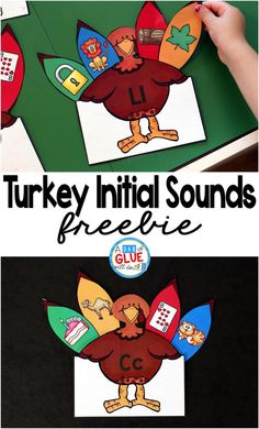 this turkey initial sounds activity is perfect for toddlers to practice letter recognition