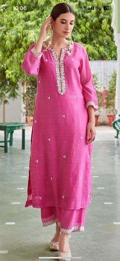 Kurtis Design, Kurta And Palazzo, Long Kurti Designs, Beautiful Pakistani Dresses, Palazzo Set, Kurti Designs Party Wear