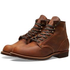 Red Wing 3343 Heritage Work 6" Blacksmith Boot (Copper Rough & Tough) Stylish Watches Men, Moc Toe Boots, Red Wing Boots, Kicks Shoes, Wing Shoes, Stylish Watches