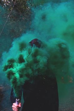 captvinvanity:  Smoke Grenade  | Photographer | CV Turquoise Aesthetic, Scene Girl, School Starts, Dark Green Aesthetic, Aesthetic Green, Across The Universe