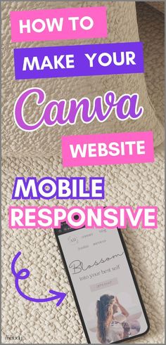 the text how to make your camera website mobile responsive on a white background