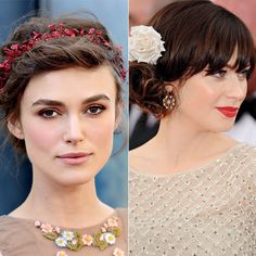 You Can Do: Flowers In Your Hair - You Can Do: Flowers in Your Hair from #InStyle Flowers In Your Hair, Date Hairstyles, Flower Crown Hairstyle, Coming Up Roses, Best Wedding Hairstyles, Medium Long Hair, Hair Trend, Flower Crowns, Bridal Photos