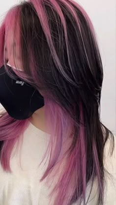 Hair Color Underneath, Hair Color Streaks, Hair Streaks, Pretty Hair Color, Shot Hair Styles, Dye My Hair, Hair Dye Colors, Hair Inspiration Color, Hair Inspo Color