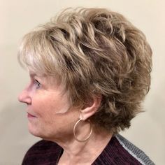 Feathered Cut for Women with Fine Hair Short Haircuts 60 And Over, Shaggy Curly Pixie Haircut, Precision Cut Hair, Short Hair Styles For Women Over 65, Short Feathered Haircuts For Fine Hair, 70 Year Old Hairstyles Short Hair, Short Haircuts For Women With Straight Hair, Old Lady Short Hairstyles, Short Hair Cuts For Women Layers