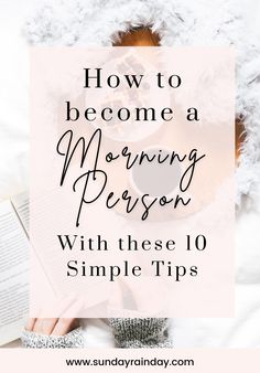 The best thing I did to improve my productivity was tricking me into becoming a morning person. Did you know you can learn How to be a morning person ? This simple tips will help you establish a morning routine to set the tone for super productive days. If you are willing to become a morning person or looking for morning routine ideas, this post will help you get there! Becoming A Morning Person, Life Routines