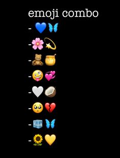 the emoji combo is shown with different emoji icons