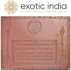 Gayatri Mantra Copper Yantra - Blesses with Health-Wealth and Happiness Yantra Painting, Health Wealth And Happiness, Gayatri Mantra, Traditional Lamps, Health Wealth, Aesthetically Pleasing, The English