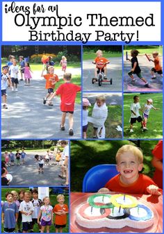 Party Games Birthday, Girls Party Games, Olympic Theme, Birthday Party At Home, Olympic Party, Boy Party Favors