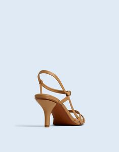 Dressy Sandals, Ankle Strap Sandals, Strap Sandals, Smooth Leather, Stiletto Heels, Madewell, Ankle Strap, Sandals