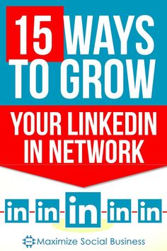 the cover of 15 ways to grow your linkedin in network