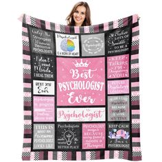 PRICES MAY VARY. Psychologist Gifts: This blanket features a unique psychology-themed design. Such a design would make psychologists feel at home when using it in their home or office, demonstrating their love for their profession. Premium Quality: This top-quality blanket is 100% made of fluffy, rich flannel. It’s lightweight, breathable, and skin-friendly, yet also quite warm., this blanket provides the psychologist with a warm and cozy touch. A meaningful symbolic Gift: A blanket can symboliz Psychology Graduation, Psychology Gifts, Health Gifts, School Psychologist, Therapist Gifts, Nap Blanket, Psychologist, Flannel Throw, Flannel Blanket