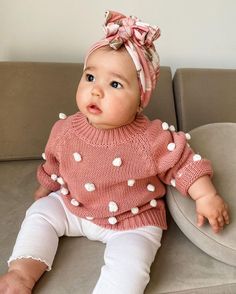 Baby Winter Outfits, Charlotte Outfits, Crochet Jackets, Baby Pink Sweater, Sweater Jackets, Girls Winter Outfits, دورة شهرية, Baby Girl Clothes Winter, Crochet Cardigans