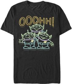 Men's Disney / Pixar Toy Story Aliens Tee Pixar Shirts, Popular Shirts, Skin Wrinkles, Toy Story Shirt, Toy Story Alien, Mens Toys, Disney Clothes, Funny Disney, Bikram Yoga