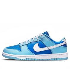 Make a statement while adding classic style to your wardrobe with the limited-edition Nike Dunk Low Retro QS Flash White Argon Blue Flash. Featuring a luxurious combination of marine blue and powder blue leather overlays atop a white base, this sleek sneaker is set apart by its exclusive detailing. A textured woven tongue tag displays a crisp Nike logo, while extra touches like the stitched ‘Nike’ wordmark on the heel tab add an unmistakable finishing touch. Resting on a standard rubber cupsole with white sidewalls and pastel blue outsole for optimal support, each step in these iconic sneakers is sure to exude effortless style. Add the iconic Nike Dunk Low Retro QS Flash White Argon Blue Flash to your collection today for an unforgettable footwear experience. (SNKR/Skate/Light/Unisex/Low T Classic Blue Sneakers, Iconic Sneakers, Dunk Low Nike, Set Apart, Cute Nikes, Swag Shoes, Marine Blue, Blue Sneakers, Nike Dunk Low