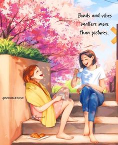 Best Companion Quotes, Cute Disney Quotes, Cute Friendship Quotes, Best Friends Cartoon, Happy Girl Quotes, Friends Illustration, Instagram Picture Quotes, Bff Quotes Funny, Friend Cartoon