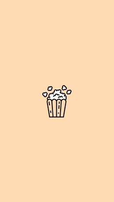 a drawing of a cupcake with frosting on the top and sprinkles coming out of it