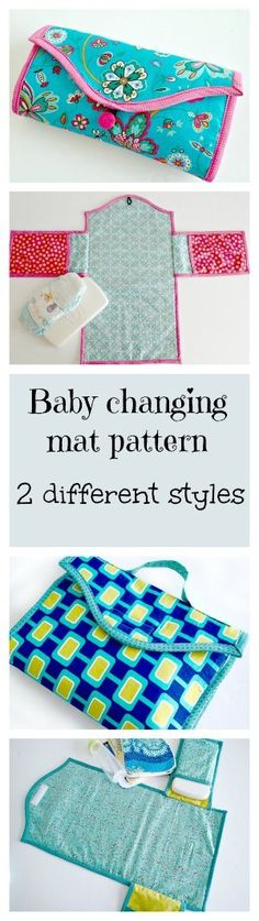 baby changing mat pattern with instructions to make it easier for the child to use them