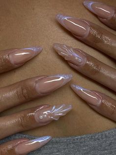 24pcs INS Style Medium-Long Length Natural And Pure Almond-Shaped Nude Aurora Pearl Shell Mermaid Nail Art Set + 1pc Jelly Gel + 1pc Nail File Press On Nails Nail Supplies Multicolor     Animal,Geometric Color Nails,3D Nails   Nail,Hand & Foot Care, size features are:Bust: ,Length: ,Sleeve Length: 3d Chrome Nails Almond, Gelx Apres Nail Designs Almond, Siren Nails Aesthetic, Mermaid Nails Design, Sza Concert, Nail Inspired, Opal Nails, Almond Acrylic, Fake Nails Long