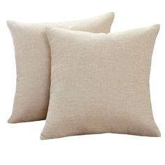 PRICES MAY VARY. Linen Imported Material: Linen; Size: 16"x16" Package: Includes 2 pieces of 40x40cm beige (cream-colored) linen pillow covers. COVERS ONLY. Our pillow cases are good quality, comfortable touch and lay on, durable linen, uses hidden zipper closure. Quality fabric, hide your old pillow patterns perfectly. Great gift for each holiday, matches with any color bed, couch, sofa, car, or chair. Great home decor for your sitting room, bedroom, office, patio, farmhouse, living room. Goes How To Wash Throw Pillows, Bedroom Gadgets, Beige Pillow Covers, Bedroom Cushions, Toddler Pillow, Old Pillows, Beige Pillows, Bed Car, Beige Cushions