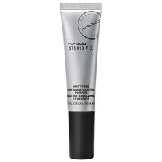 Studio Fix Mattifine 12HR Shine-Control Primer - MAC Cosmetics | Sephora Mac Studio Fix Fluid, Matte Primer, Mattifying Primer, Mac Studio Fix, Mac Studio, Perfect Complexion, Studio Fix, Perfect Partner, Improve Skin Texture