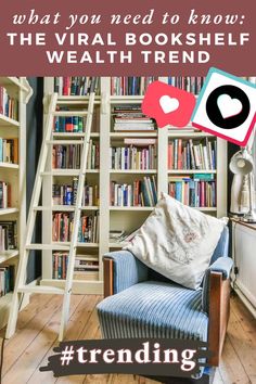 a chair in front of a bookshelf with the words, what you need to know