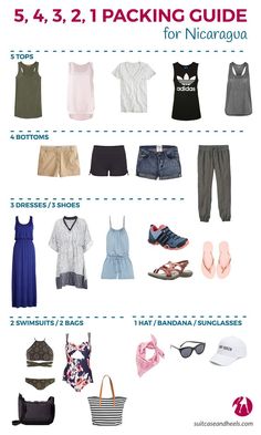 the ultimate packing guide for backpackers and travelers from around the world, including clothes, shoes