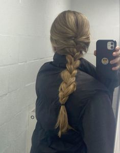 Braided Hairstyles Hair Up, Cute French Plait Hairstyles, Plat Ideas For Hair, Hair Up Plait, Platt Hair Styles, Off Scalp Plaits, Hair Up School Hairstyles, Cute Plats Hairstyles, Different Plaits Hairstyles