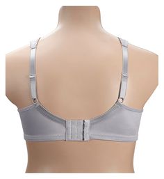 This lightweight soft cup bra features seamless, wireless cups with support slings along the bottom and side of the cups for youthful uplift that looks natural. Bra is Integrated inner support slings are top-stitched along front for durability. Perfect for full-busted and full-figure women. Seamless, wireless, unpadded cups have support slings along inner bottom and side of cups, sewn in place with parallel top-stitching. Wireless cups have soft knit lining for comfort and modesty. Elastic along Push-up Nursing Bra With Light Support, Solid Color Light Support Underwire Nursing Bra, Supportive Underwire Bra With Light Support, Supportive Full Cup Nursing Bra With Padded Cups, Gray Underwire Bra With Padded Cups, Support Bra, Soft Cup Bra, Cup Bra, Soft Cup