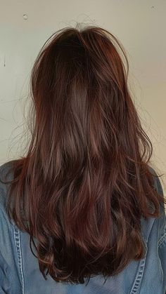 Light Brown Hair Dyed Red, Cool Reddish Brown Hair, Mahogany Money Piece Hair, Natural Red And Brown Hair, Deep Red Brunette Hair, Natural Red Highlights In Brown Hair Dark Auburn, Deep Brown Hair With Red Undertones, Crushed Garnet Hair Color, Red Hair Haircuts Medium