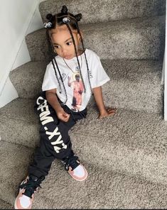 Black Baby Girl Outfits, Baby Girl Hairstyles Curly, Black Baby Girl, Mix Baby Girl, Kids Outfits Daughters, Cute Toddler Hairstyles, Lil Girl Hairstyles, Kid Hairstyles, Fashion Baby Girl