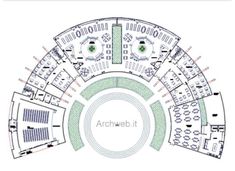 the floor plan for archweb ii