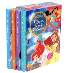 the disney princess books are stacked on top of each other