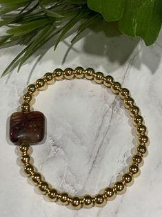 The Shanti Bracelet. Sakura Chalcedony & 18kt Gold Filled - Etsy Multiple Bracelets, Picasso Jasper, Jasper Bracelet, Dainty Bracelets, Spacer Beads, Beaded Bracelet, Diy Jewelry, Silver Gold, Gold Filled