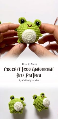 crochet frog amigurum free pattern by cia baby crochet - how to make