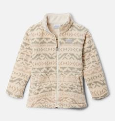 Keep them comfortable all season long in this soft fleece jacket featuring fun patterns, comfort stretch fabric, and plenty of pockets for their little treasures. Colombia Jacket, Columbia Fleece Jacket, Columbia Girls, Fun Patterns, Outfit Inspo Casual, Columbia Fleece, Columbia Jacket, Holiday Deals, Columbia Jackets