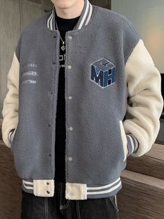 Advbridge Winter Thick Warm Fleece Bomber Jacket men New Fashion Embroidery Print Thermal Windbreaker Coat Casual Baseball Jackets  <100% Polyester Fabric>  <Size Chart> This is China size which is smaller than US/EU/UK/Russia size. China size M = US/EU size XS. Mike height 178cm weight 74kg wear size XXL.  Attention!!!> The size chart is for reference only. Due to different measure,may exsit 2-4 cm error,should be acceptable. In order to choose correct size,please contact our ... Brown Jeans Men, Acronym Clothing, Ripped Baggy Jeans, Baseball Jackets, Sophisticated Fashion, Embroidery Print, Denim Pants Mens, Fashion Embroidery, Mens Fashion Jeans