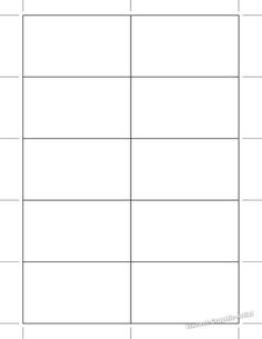 a blank sheet with four squares on it and one square in the middle, which has two