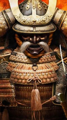 an image of a japanese warrior in armor